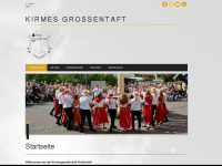 kirmes-grossentaft.de Webseite Vorschau