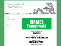 kirmesverein-frauenwald.de Webseite Vorschau