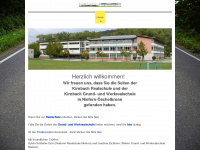 kirnbachschule.de Webseite Vorschau