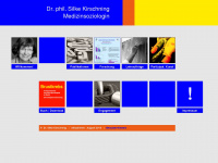 kirschning-medizinsoziologie.de Webseite Vorschau