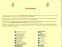 kisssyndrom.de Webseite Vorschau