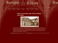 kistner-weingut.de Webseite Vorschau