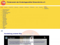 kita-simeonkirche.de Webseite Vorschau