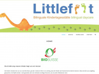 kitalittlefoot.ch Webseite Vorschau