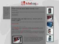 kitebag.ch Webseite Vorschau