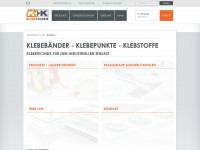 kk-klebetechnik.de Webseite Vorschau