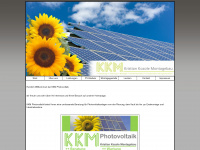 kkm-photovoltaik.de Webseite Vorschau