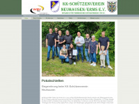 kksv-neuhausen.de Webseite Vorschau
