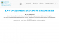 kkv-monheim.de Webseite Vorschau