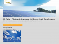 kl-solar.de Webseite Vorschau