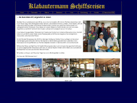 klabautermann-schiffsreisen.de Webseite Vorschau
