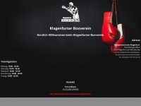klagenfurter-boxverein.at Webseite Vorschau