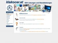 klakocer.at Webseite Vorschau
