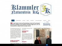 klammler-naturstein.at Webseite Vorschau