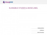 klangbild.ch Webseite Vorschau