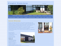 klanghof-niederberg.de Webseite Vorschau