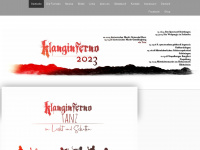 klanginferno.de Webseite Vorschau