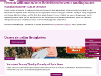 heidebluetenfest.com Webseite Vorschau