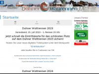 duhner-wattrennen.de Webseite Vorschau