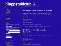 klappstuhlclub.de Webseite Vorschau