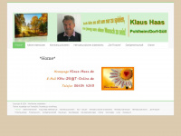 klaus-haas.de Webseite Vorschau