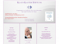 Klaus-kanter-stiftung.de
