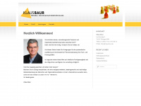 klausbaur.de Webseite Vorschau