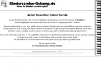 klavierservice-oskamp.de Webseite Vorschau