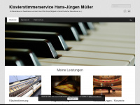 klavierstimmerservice.de Webseite Vorschau