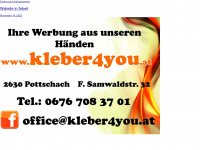 kleber4you.at Webseite Vorschau