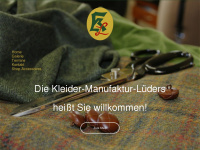 kleider-manufaktur-lueders.de Webseite Vorschau