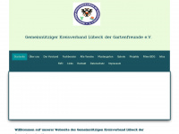 kleingaertner-luebeck.de Webseite Vorschau
