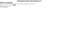 kleingarten-wahlitz.de Webseite Vorschau