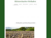 kleinseebacher-hofladen.de Webseite Vorschau