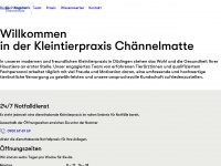 kleintierpraxis-chaennelmatte.ch Webseite Vorschau