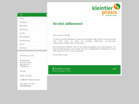 kleintierpraxis-freyer.de Webseite Vorschau