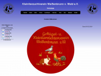 kleintierzuchtverein-weissenbrunn.de Webseite Vorschau