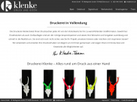 klenke.de Webseite Vorschau