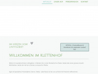 klettenhof.ch Webseite Vorschau