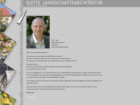 klette-landschaftsarchitektur.de Webseite Vorschau