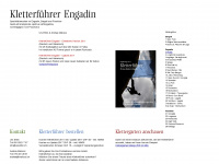 klettern-engadin.ch Webseite Vorschau
