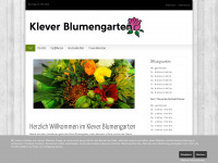 kleverblumengarten.de Webseite Vorschau