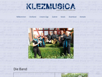 klezmusica.de Webseite Vorschau