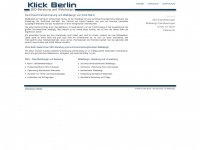 klick-berlin.de Webseite Vorschau
