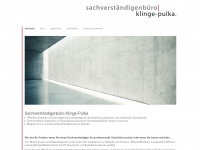klinge-pulka.de Webseite Vorschau