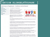 klingelpuetzpark.de Webseite Vorschau