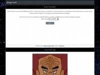 klingonen.de Webseite Vorschau