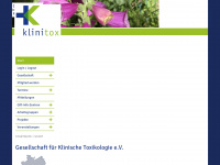 klinitox.de Webseite Vorschau