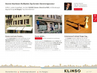 klinso.ch Webseite Vorschau