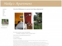 heikes-apartment.de Webseite Vorschau